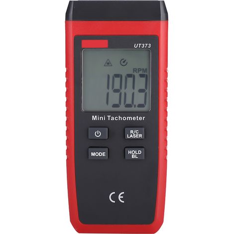 UT373 Mini Noncontact Digital LCD Tachometer Laser RPM Tach Speed Meter