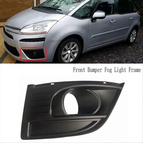 Pour Citroën C4 Grand Picasso, cadre de feu antibrouillard avant, cache de feu antibrouillard, garniture de capot 7414SJ