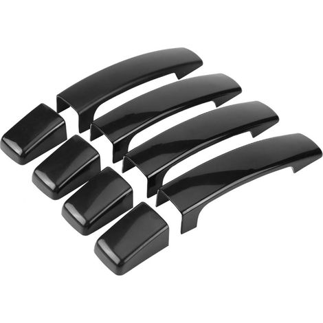 Türgriffabdeckung, 4-teiliges Set, glänzend schwarze Ersatz-Türgriffabdeckungen für die Außenseite von Pkw-Türen, passend für Sport, Discovery 3 und Freelander 2. (1/5)