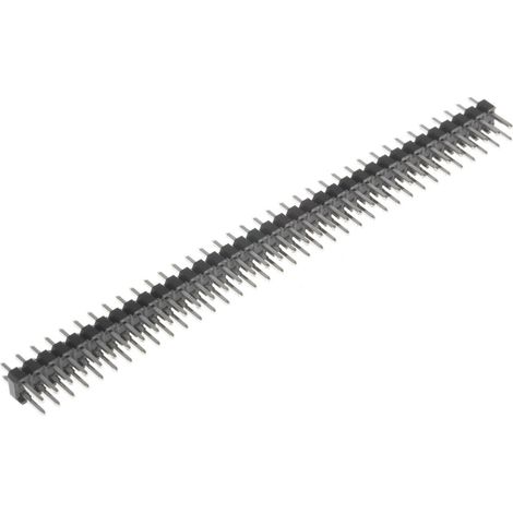 Embase à broches RS PRO, 72 pôles , 2.54mm, 2 rangées , 1.0A, Droit