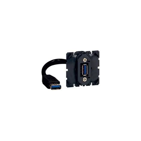 Prise USB femelle pré-connectorisée Céliane LEGRAND 067372