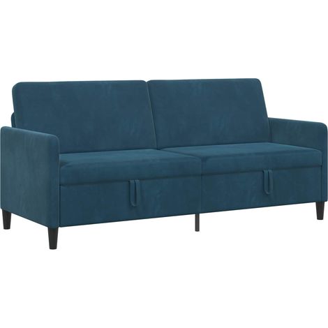 Sofa avec rangement Bleu 192 x 78 x 87 cm Polyester (1/5)