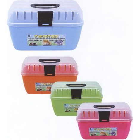 Ollesch Transportbox Twister color 29x19x18 cm Käfigzubehör & Kleintierspielzeug