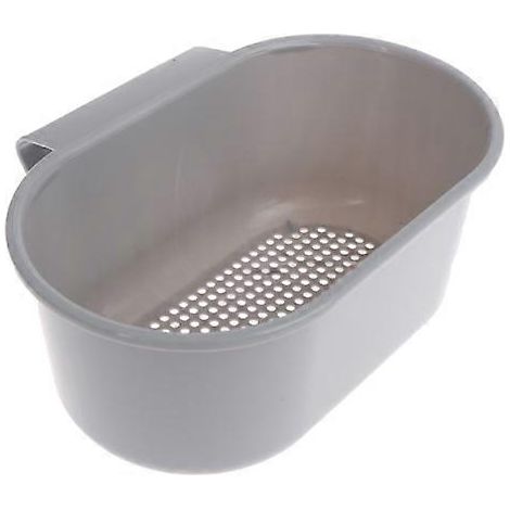 Panier de vidange d évier gris pour déchets cuisine et restes alimentaires. (1/5)