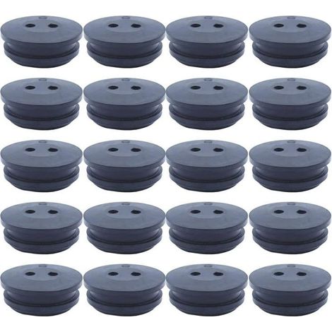 Kraftstofftankdichtung 2-Loch für Homelite 560878002, Kawasaki 92071-2073, Ryobi 181767 - 20 Stück.