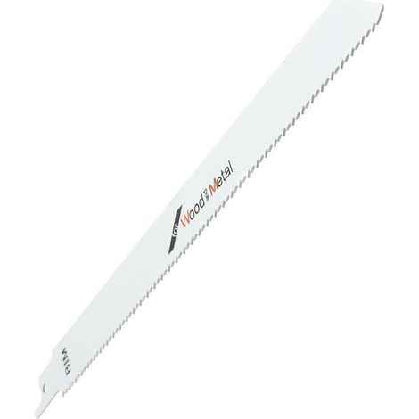 Lame de scie alternative pour la coupe de tuyaux en métal, en bois et en plastique (type S1122BF).