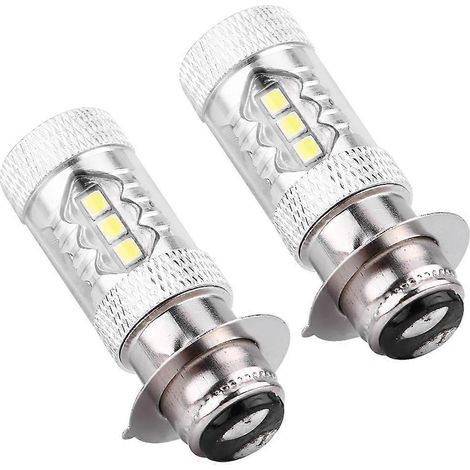 Ampoule de phare de moto LED ultra-lumineuse 80 W (lumière blanche)