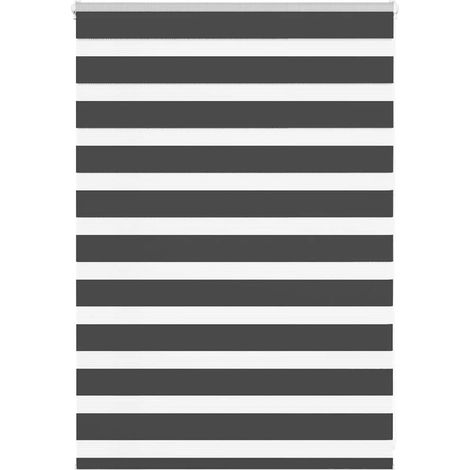 Teenpull – Doppelrollo Schwarz 100x100 cm Stoffbreite 95,9 cm Polyester (1/5)