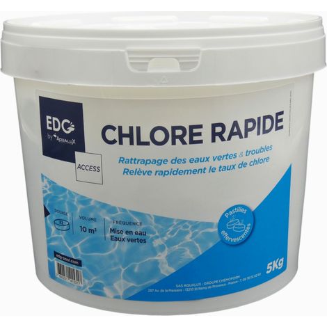 Cloro rapido 5kg EDG  in pastiglie (1/2)