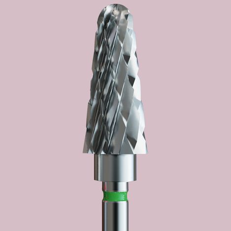 Hartmetallfräser für Acryl - Auffangkegel