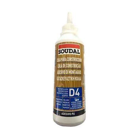 COLLA VINILICA POLIURETANICA D4 SOUDAL 250 gr