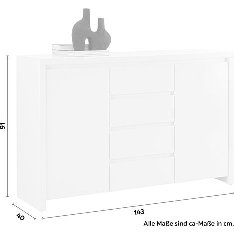Mömax Sideboard Larios in Weiß (1/5)