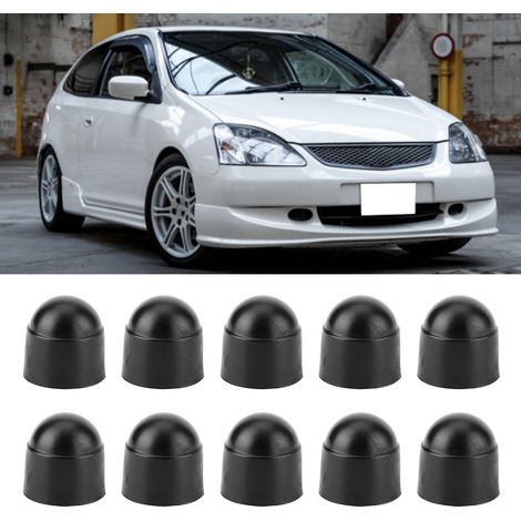 Cachets de Protection Hexagonaux en Plastique Noir M6 - Lot de 10 pour Vis et Écrous, Accessoires Auto JDM (1/5)