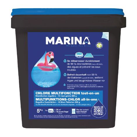Cloruro Multifunción 25 Piedras 200g Tp2 5kg - Marina
