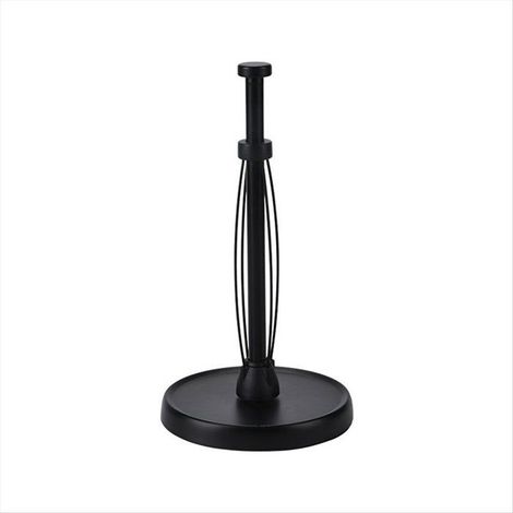 Porte-essuie-tout en acier inoxydable, base lestée, anneau pratique pour cuisine, accessoires déco. (1/5)