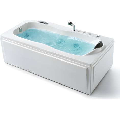 Baignoire balnéo rectangulaire 170x80 cm ANGEL GAUCHE ICONFORT