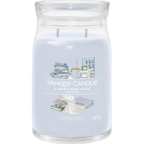 Vela en tarro grande YANKEE CANDLE Signature Un lugar tranquilo y silencioso 567 g