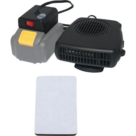 Chauffage automatique 200 W avec ventilateur, rotation à 360 degrés, portable, pour petits espaces, chauffage électrique intelligent à température constante et 2 niveaux de sortie USB. (1/5)