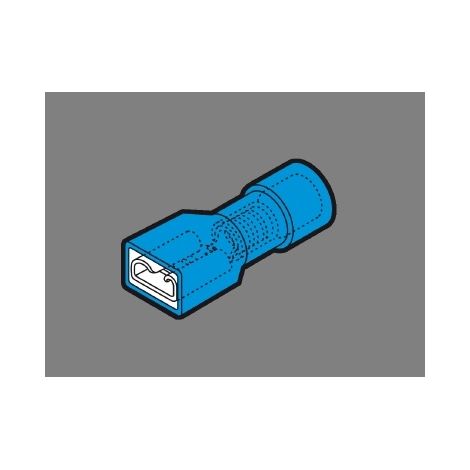 Faston femmina 1,5–2,5mm² isolato terminale per quadri CEMBF-F608