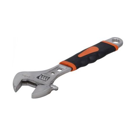 CHIAVE INGLESE RULLINO MULTIFUNZIONE REGOLABILE 250X30MM MANICO ANTISCIVOLO 10"