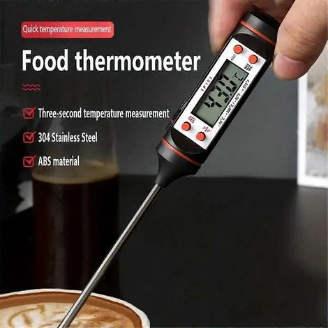 Thermomètre à viande, thermomètre de cuisine numérique avec sonde alimentaire --- (1/5)