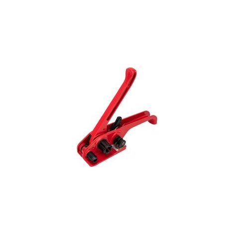 Seilspanner, robuster Handspanner zum Spannen von 1/2 bis 3/4 Zoll breitem Polyestergewebe (separater roter Spanner (Griff)).-Crezuo