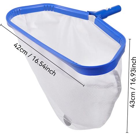 Accessoires de piscine (B) Épuisette de nettoyage de piscine, épuisette à feuilles, filet à mailles, accessoires de nettoyage professionnels pour piscine (1/5)