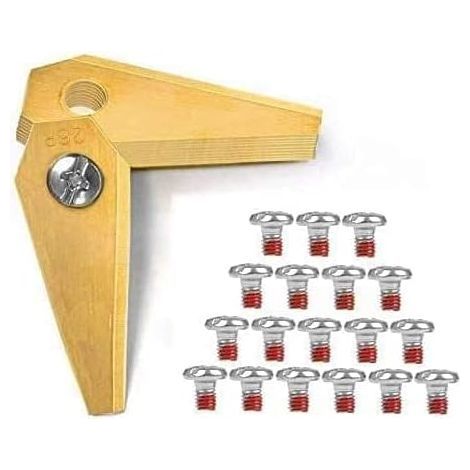 18 x lames en titane. lames de haute qualité pour Bosch Indego. adaptées à tous les Indego - 800. 1000 1200. 350. 400 et 450. y compris Connect (1/5)