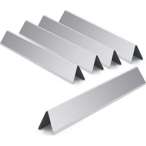 Ecleanfy-Flavorizer Bars for Weber Genesis 300 Series, E-310 E-330 Grills with Front Control(2011-2016), 17.5" Flavor Bars, Grill Burner Cover Replacement Parts, 5 Pack (1/5)
