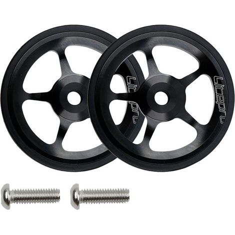 Litepro Easy Wheel et tige d'extension pour porte-bagages Brompton Tige télescopique Easywheel (1/5)