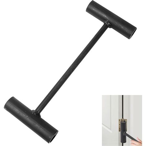 Chiave di regolazione della fessura della cerniera, robusta e facile da usare, strumento di regolazione della cerniera della porta nera, multiuso, chiave di regolazione della cerniera, per cerniere da