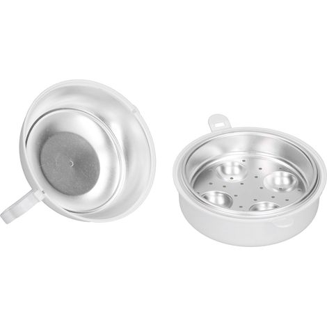 4-teiliger Eierkocher in Hühnerform, mikrowellengeeignet, hitzebeständig, für schnelles Kochen in der heimischen Küche. (1/5)
