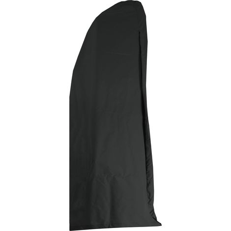 Housse de protection pour parasol HWC-D14 jusqu'à 3m - housse de protection Cover avec fermeture éclair - anthracite (1/5)