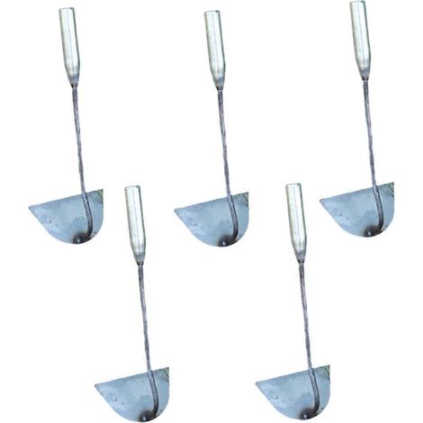 Outil de jardinage 28x10cm Houe creuse Outil de désherbage Pelle à main Désherbeur pour jardin et terre meuble (Long manche) (1/5)