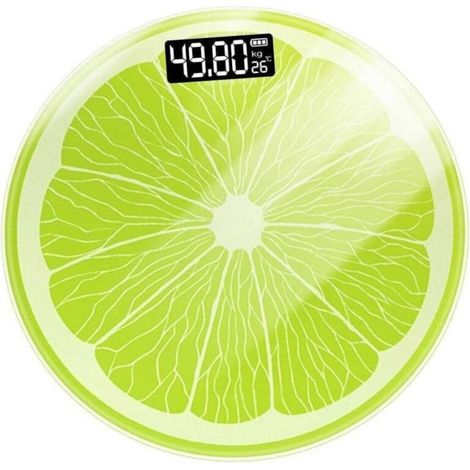 1pc Weight Bathroom Scale Energy-Saving Auto Turn Off Temperature Measurement Smooth Rounded Corners (1/5)