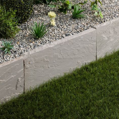 Bordure de jardin Grès Kandla Gris 60x30x4 cm (à l'unité) - RO'MA NATURE