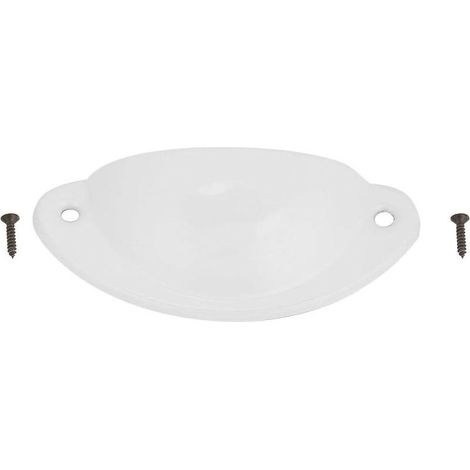10 PCS Poignée de Coquille Vintage Tiroir Poignées Vintage Décoratif Forme De La Forme Poignée Pull Poignées Rétro Boutons En Métal pour Armoires De Cuisine Placard Meubles Tiroir Meuble(blanc) (1/5)