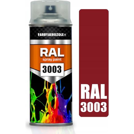 Vernice spray acrilica RAL 3003 rosso rubino (1/2)