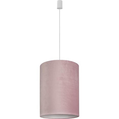 Suspension Nowodvorski BARREL velours rose Ø36cm E27