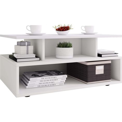 Table basse en bois Sofatic Esila 40x80x50 - VCM (1/5)