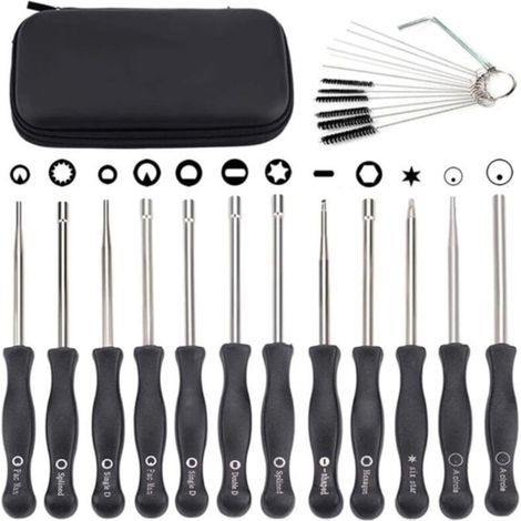 Lot de 12 outils de réglage de carburateur avec scredrivers acircle pour petit moteur 2 temps pour Husqvarna pour STHIL pour tronçonneuse ECHO