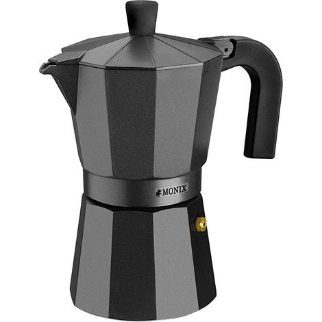 Monix Caffettiera Vitro Express Noir - 18x15x12.5 Cm