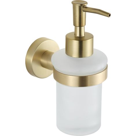 Mexen Remo dispensador de jab贸n, dorado cepillado - 70507388-55 (1/2)