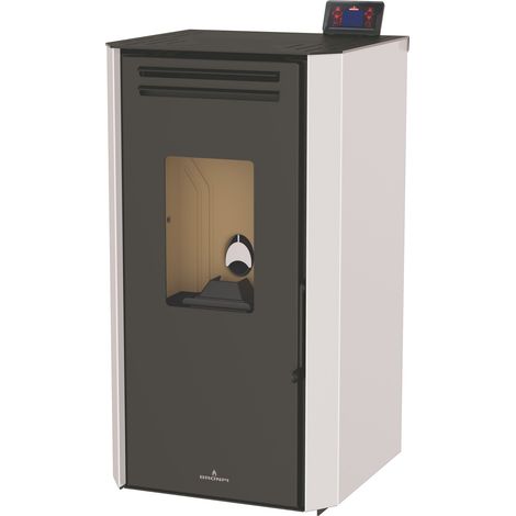 BRONPI - Estufa de Pellet Color Marfil Modelo TINA-MF de 7 kW (1/5)