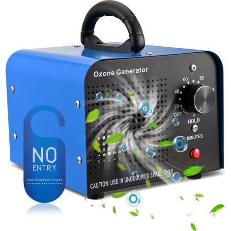 Machine à ozone 60 000 mg/h – purificateur d’air industriel – élimination des odeurs et désinfection rapide des pièces jusqu’à 300 m² (1/5)