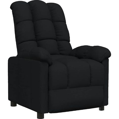 Maison Exclusive - Relaxsessel Schwarz Stoff (1/5)