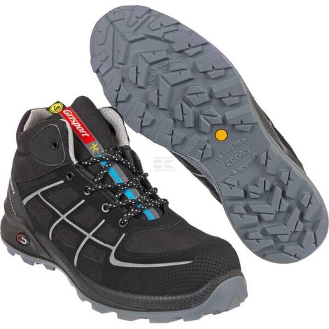 Safety shoe Cross Safety Firm S3 black grey - 41 GRISPORT 33633041 (1/5)