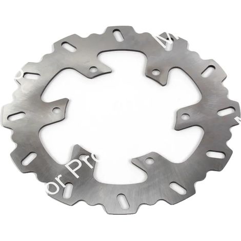 Disco freno in acciaio inox, compatibile con modelli Yamaha, colore argento.