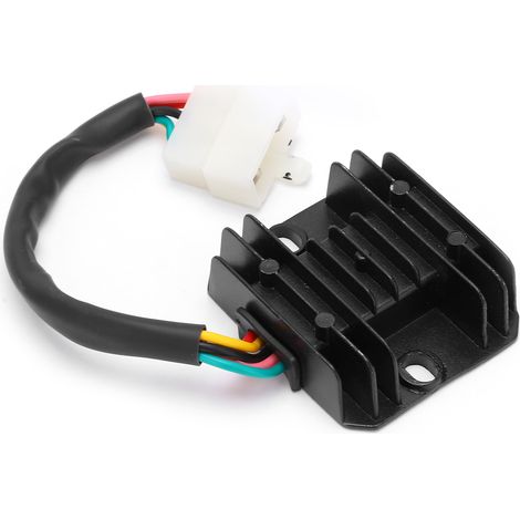 Régulateur de tension redresseur 5 fils à brancher pour scooter GY6 125cc 150cc (1/5)