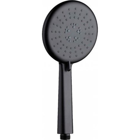 Pommeau de douche Muro - Noir - 3 jets - Système anticalcaire - Interrupteur pratique (1/2)